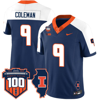 Illinois Football Vapor Jersey