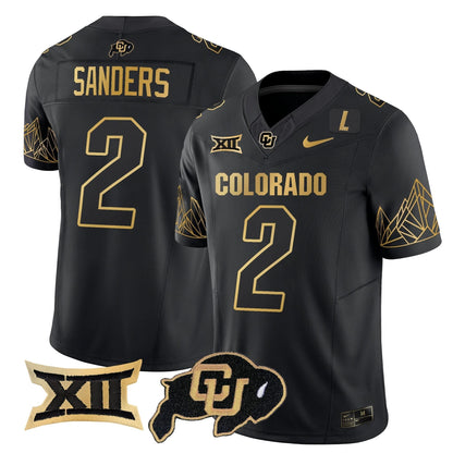 CB Big 12 XII Patch Gold Vapor Limited Jersey