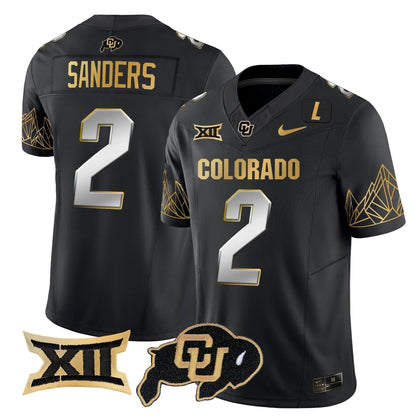 CB Big 12 XII Patch Gold Vapor Limited Jersey