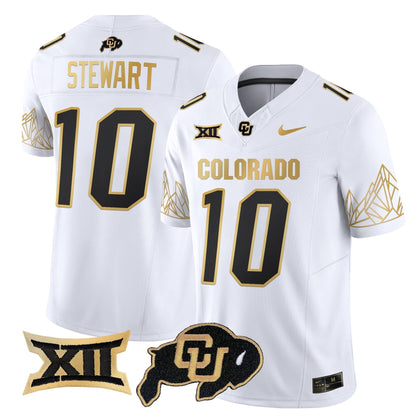 CB Big 12 XII Patch Gold Vapor Limited Jersey