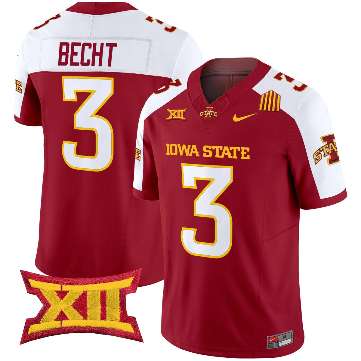 Men's Iowa State Cyclones 2025 Vapor Limited Jersey - All Stitched