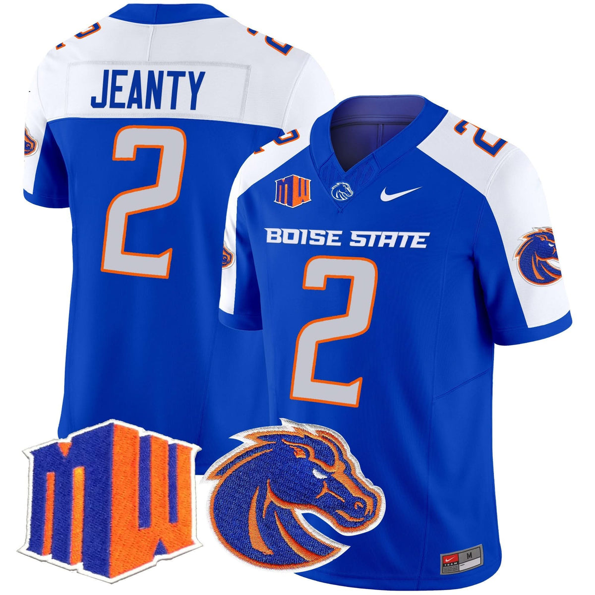 Men's Boise State Broncos 2025 Vapor Limited Jersey - All Stitched