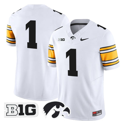 Men's Iowa Hawkeyes 2025 Vapor Limited Jersey - All Stitched