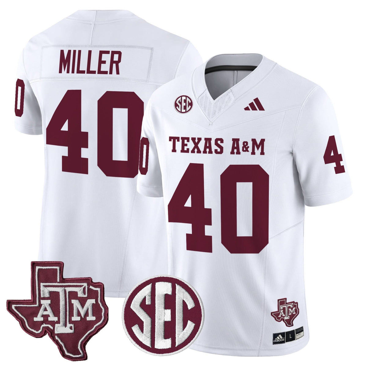Men's Texas A&M Aggies 2025 Vapor Limited Jersey - All Stitched