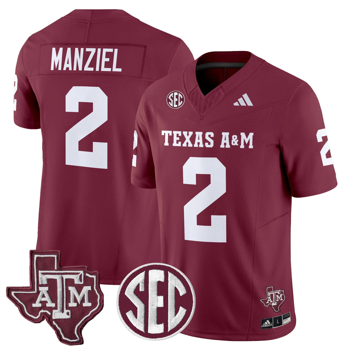 Men's Texas A&M Aggies 2025 Vapor Limited Jersey - All Stitched