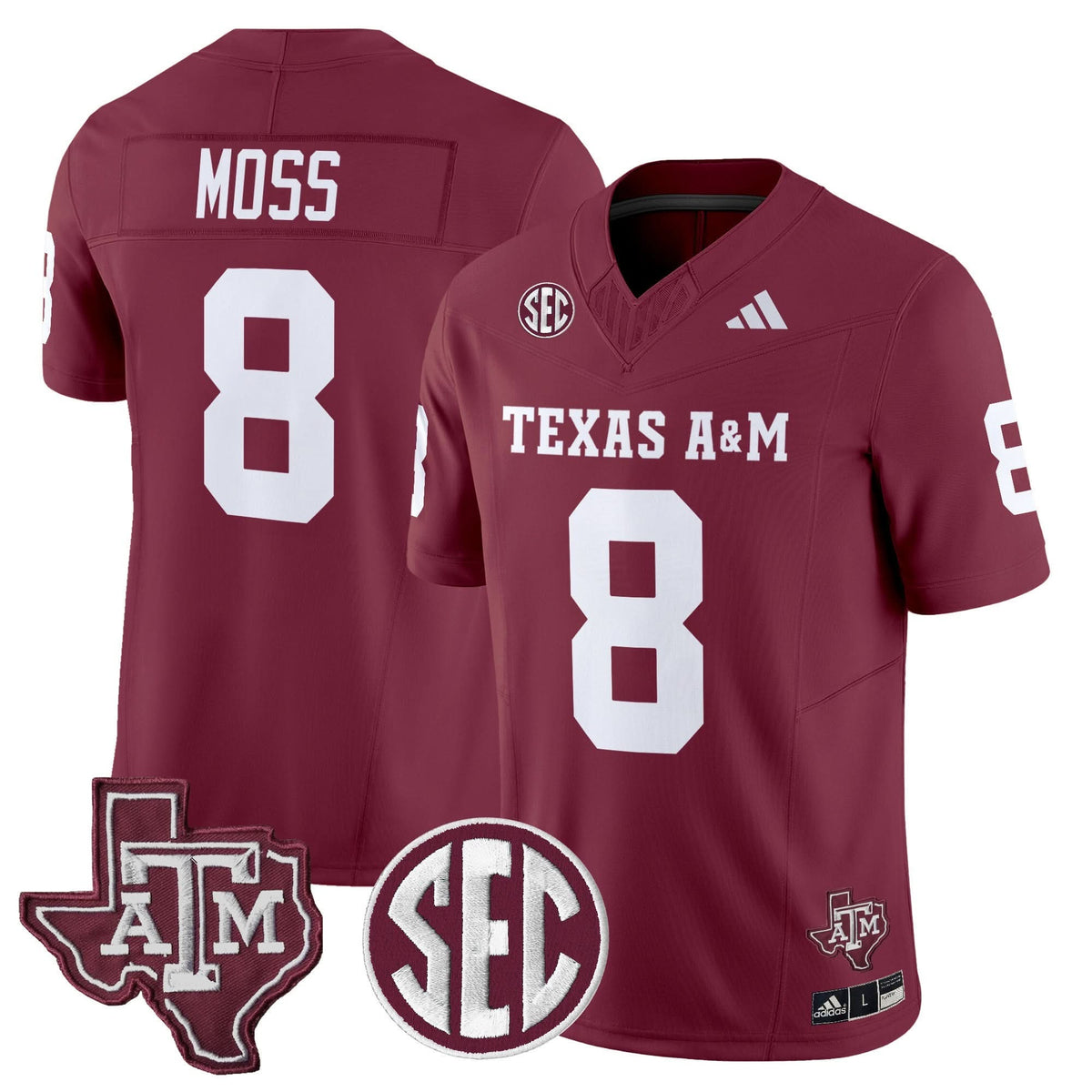 Men's Texas A&M Aggies 2025 Vapor Limited Jersey - All Stitched