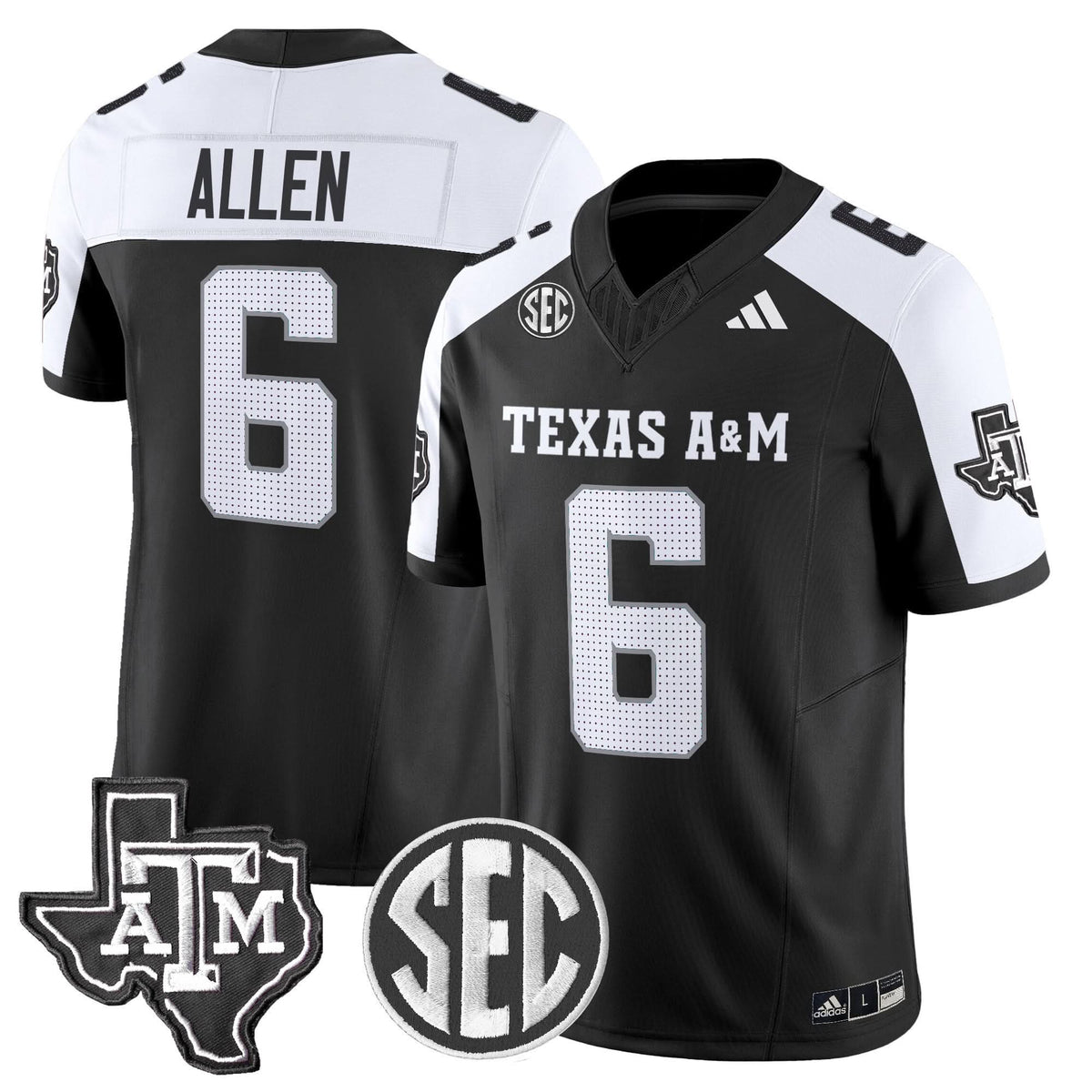 Men's Texas A&M Aggies 2025 Vapor Limited Jersey - All Stitched
