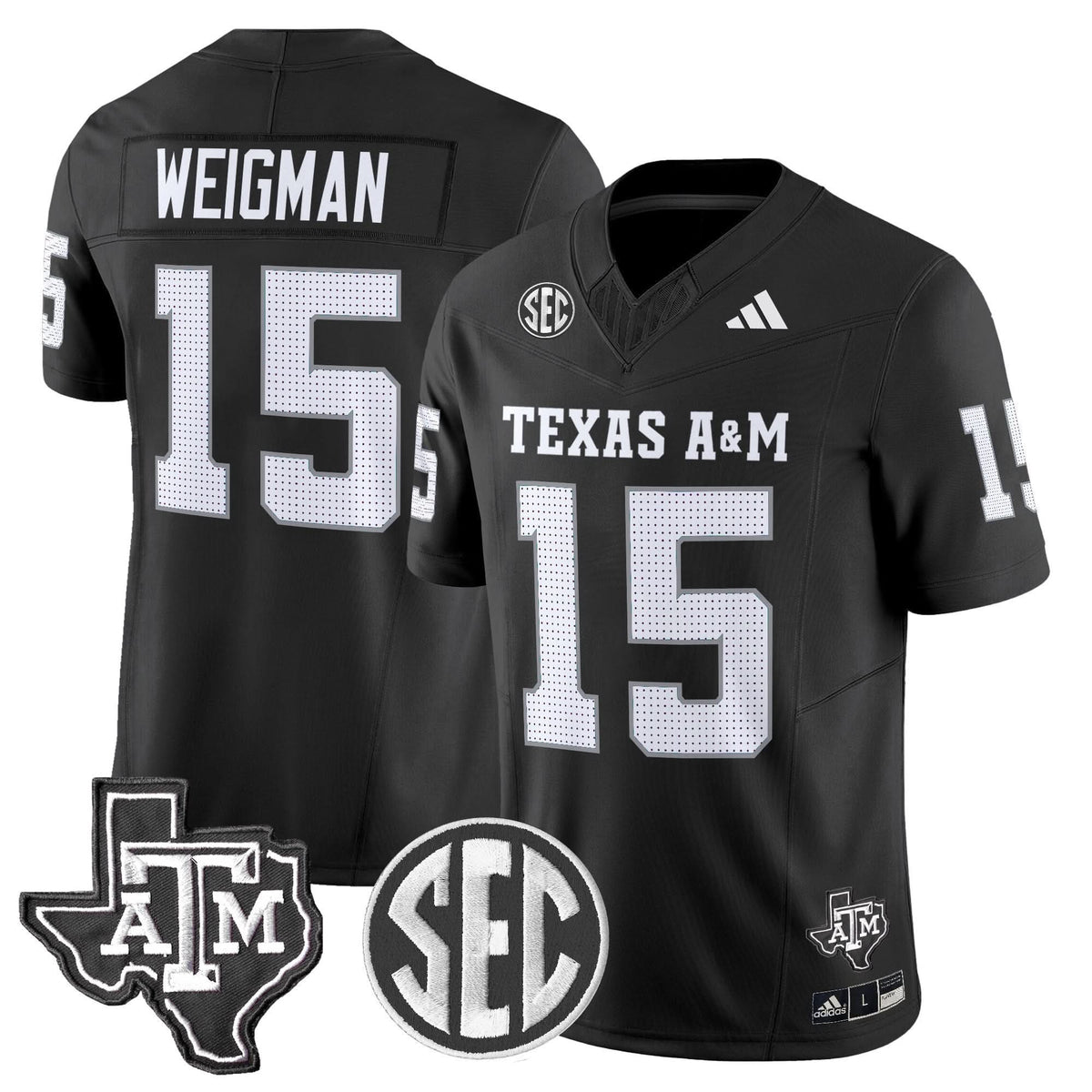Men's Texas A&M Aggies 2025 Vapor Limited Jersey - All Stitched
