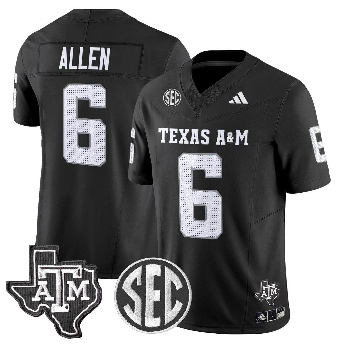 Men's Texas A&M Aggies 2025 Vapor Limited Jersey - All Stitched