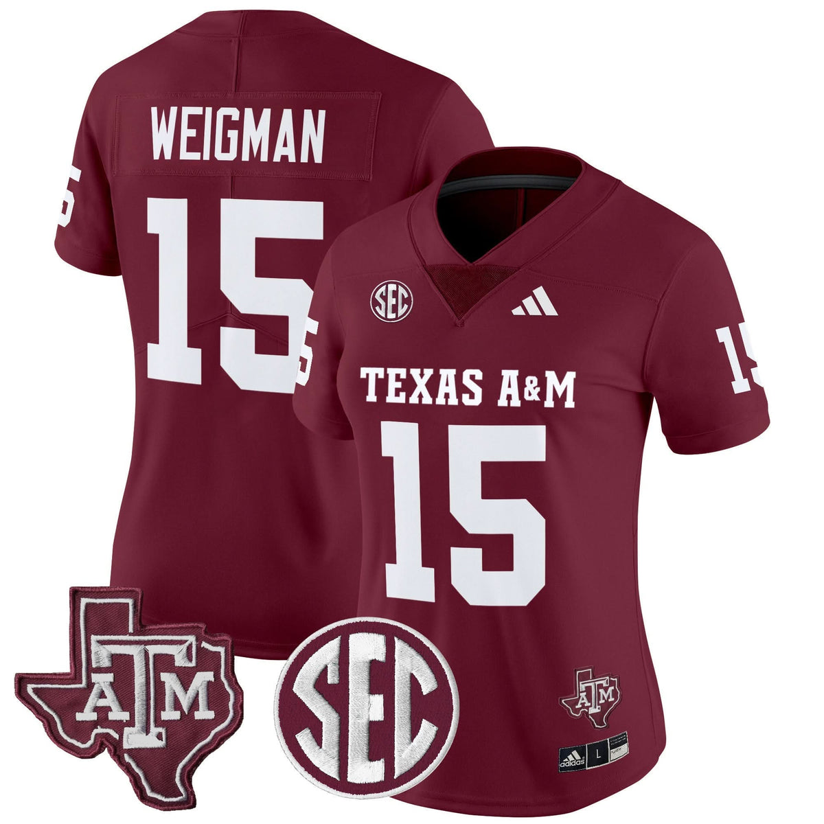 Women's Texas A&M Aggies 2025 Vapor Limited Jersey - All Stitched