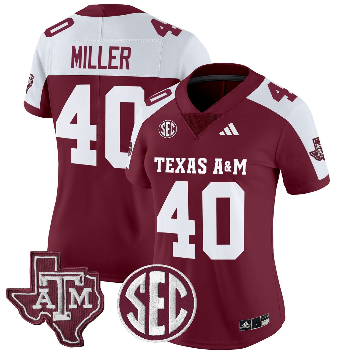 Women's Texas A&M Aggies 2025 Vapor Limited Jersey - All Stitched