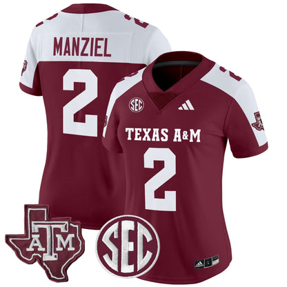 Women's Texas A&M Aggies 2025 Vapor Limited Jersey - All Stitched