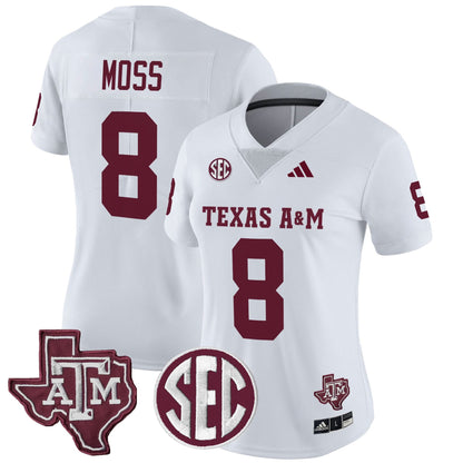 Women's Texas A&M Aggies 2025 Vapor Limited Jersey - All Stitched