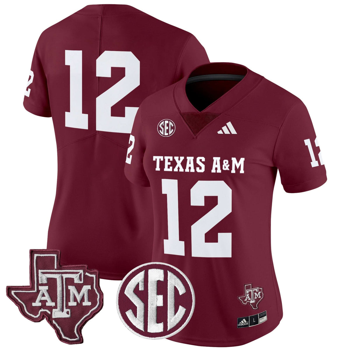 Women's Texas A&M Aggies 2025 Vapor Limited Jersey - All Stitched