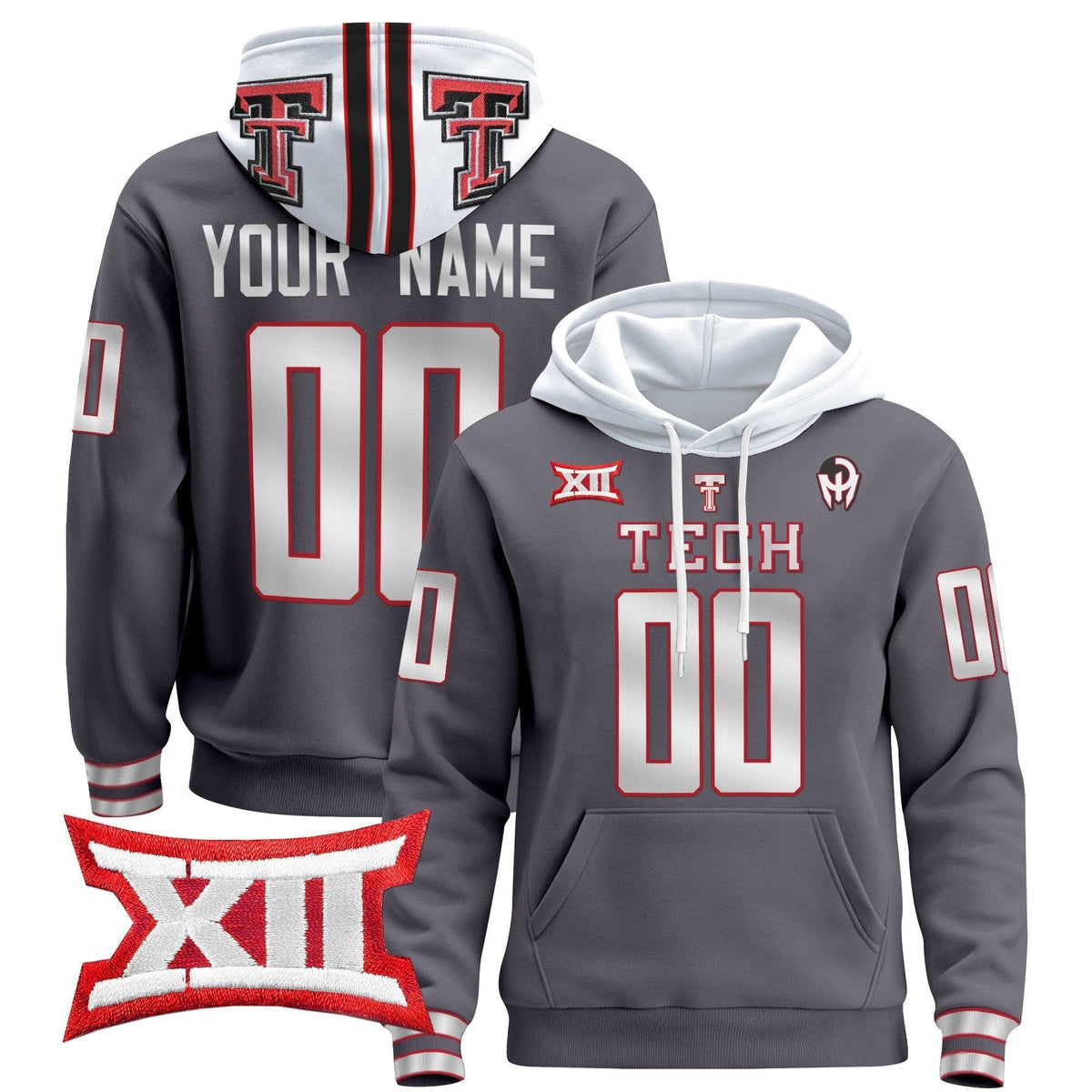 Texas Tech Red Raiders 2024 Custom Pullover Hoodie V2