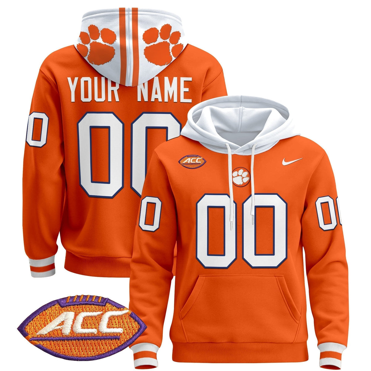 Clemson Tigers 2024 Custom Pullover Hoodie