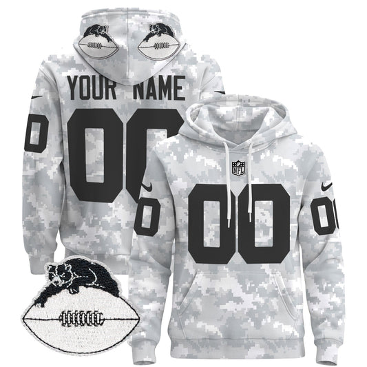 Chicago Bears Throwback 2024 Salute to Service Custom Pullover Hoodie