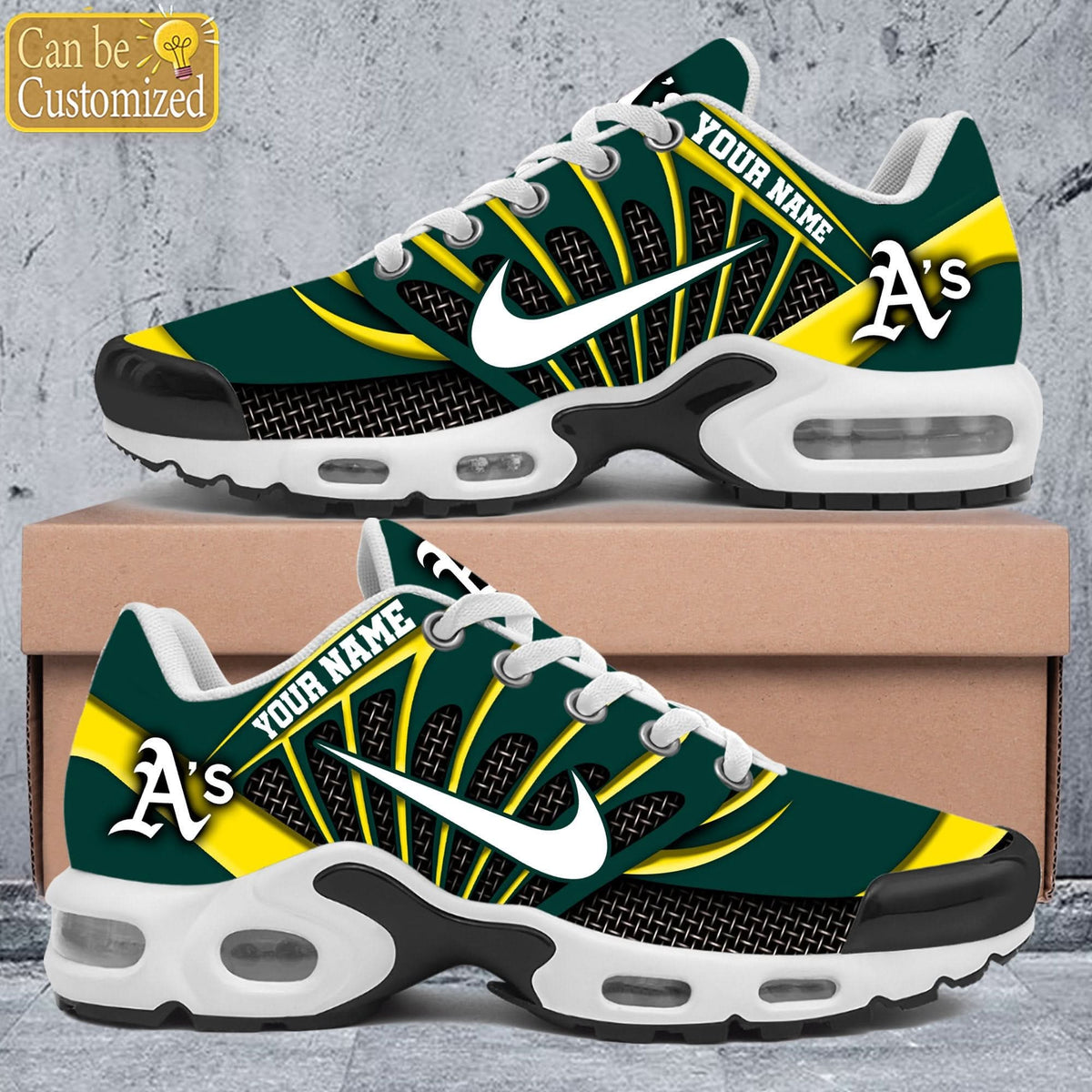 Oakland Athletics Premium A951 Shoes Personalized