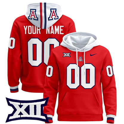 Arizona Wildcats 2024 Custom Pullover Hoodie