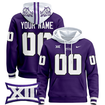 TCU Horned Frogs 2024 Custom Pullover Hoodie