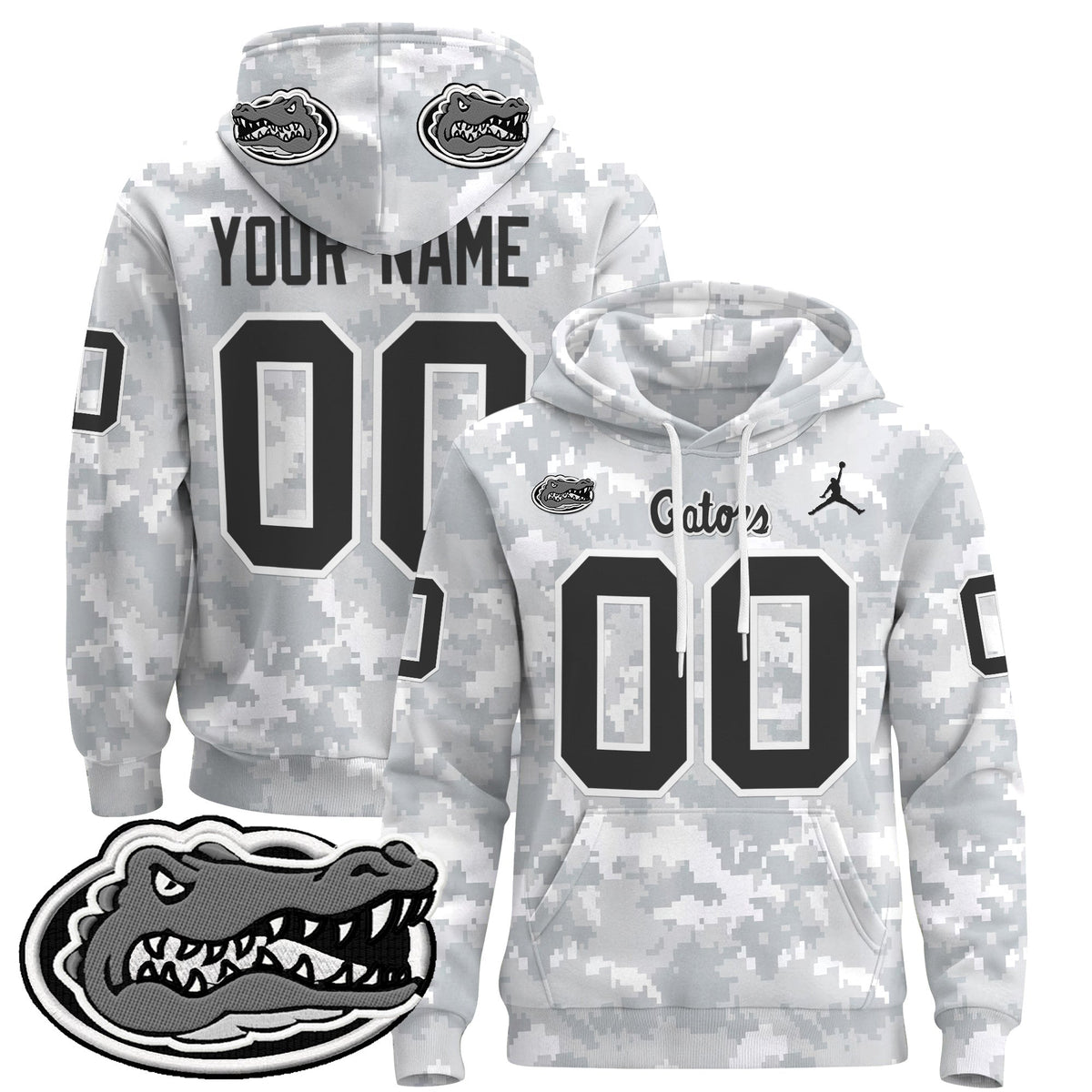 Florida Gators 2024 Salute to Service Custom Pullover Hoodie