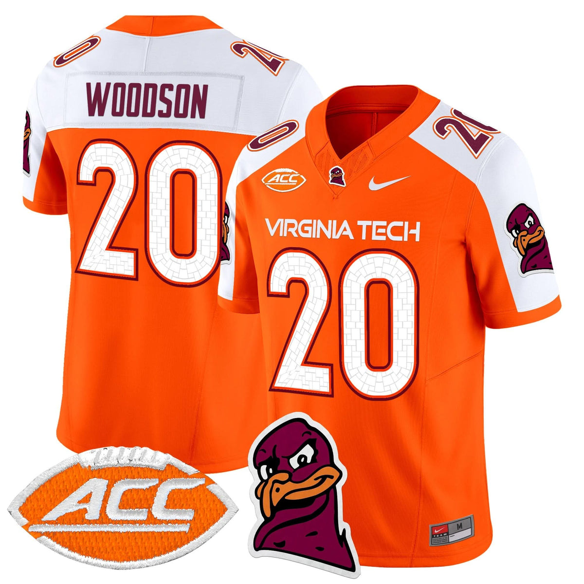 Men's Virginia Tech Hokies 2025 Vapor Limited Jersey - All Stitched
