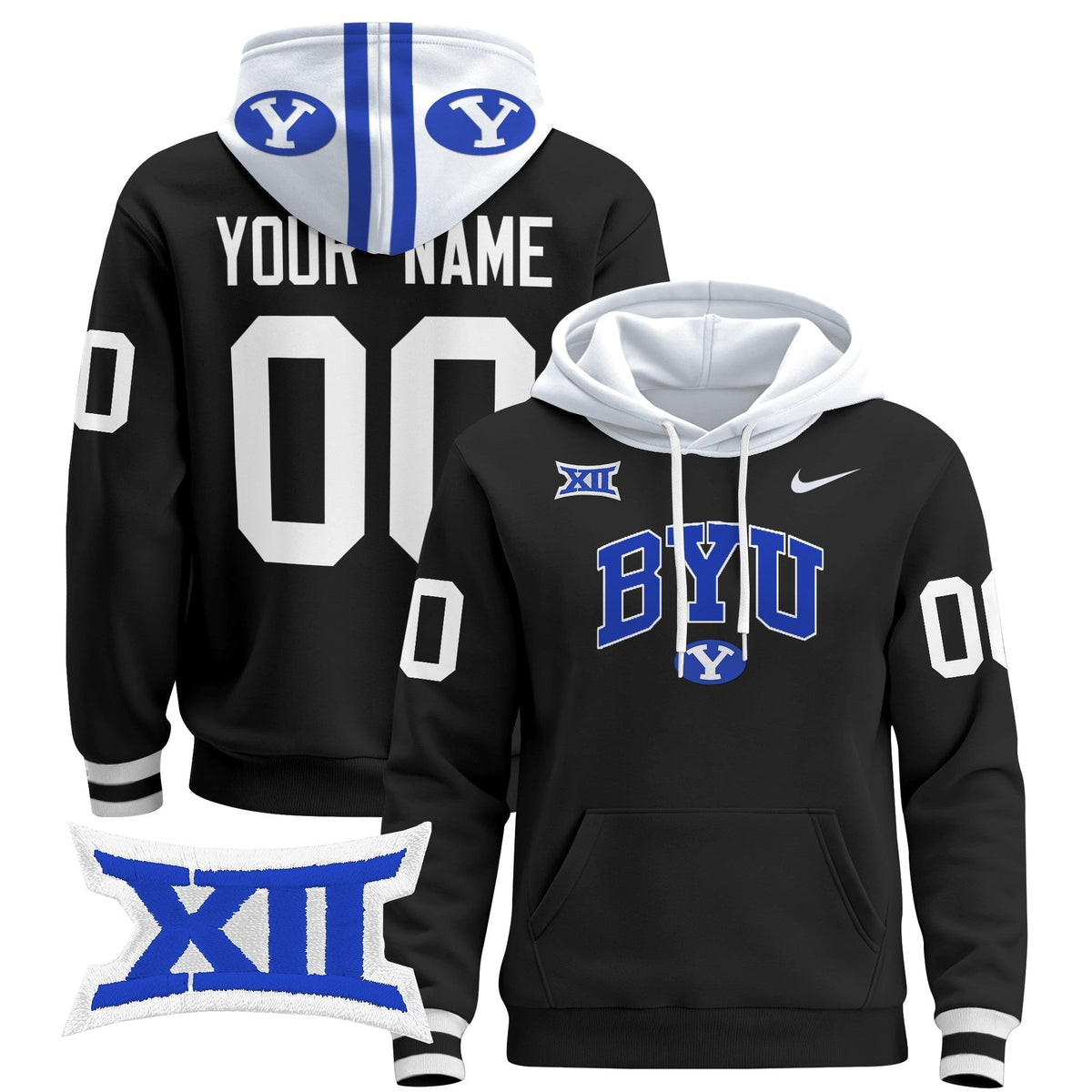 BYU Cougars 2024 Custom Pullover Hoodie V3