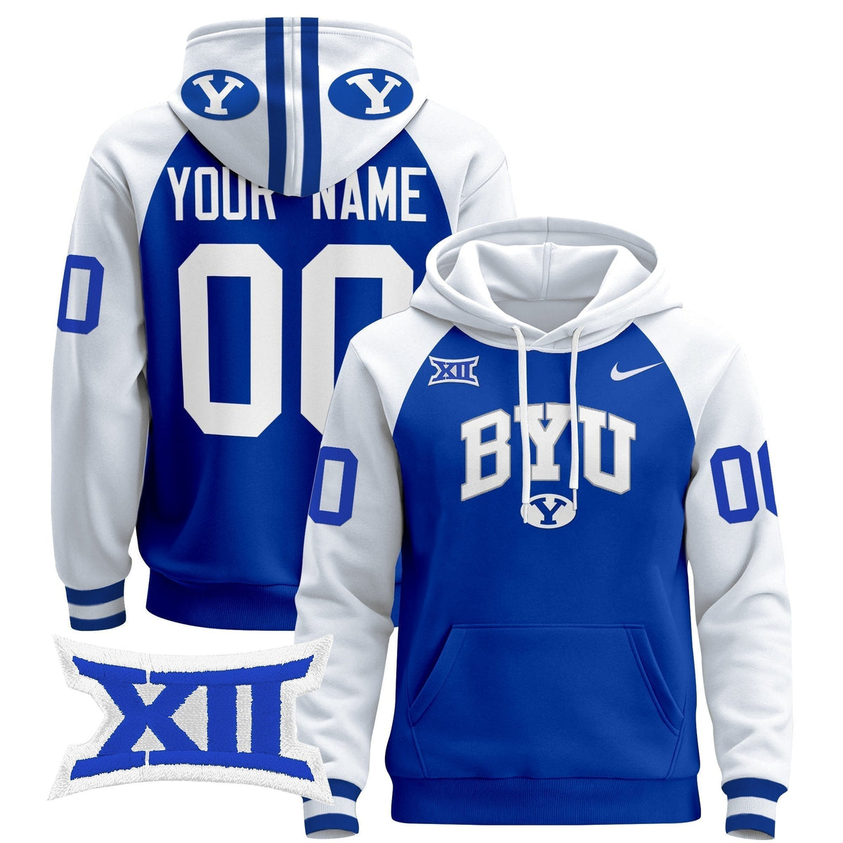 BYU Cougars 2024 Custom Pullover Hoodie V3