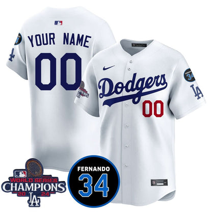 Custom LAD - World Series Champions 2024 Jersey - Stitched