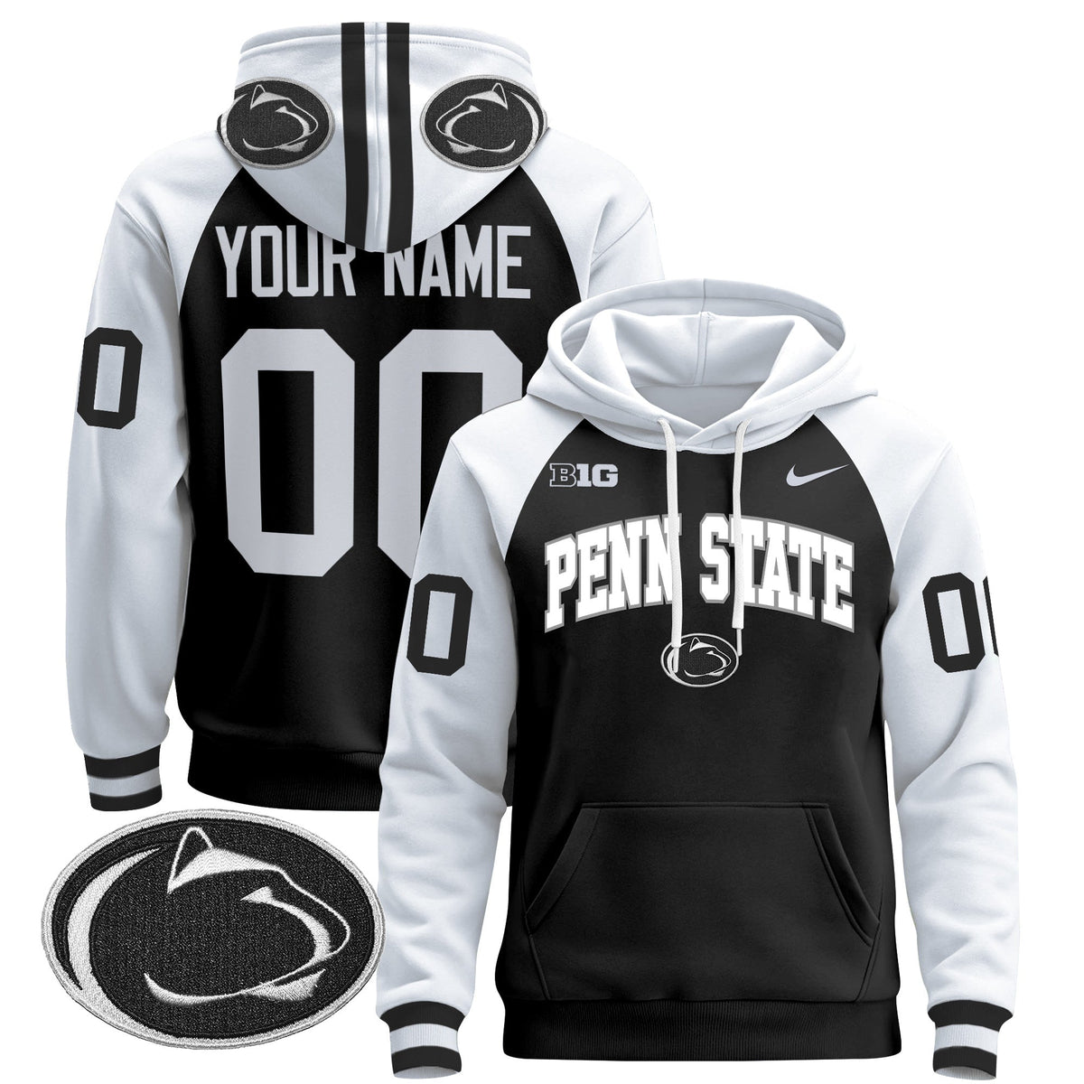 Penn State Nittany Lions 2024 Custom Pullover Hoodie V2