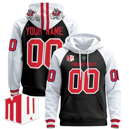 Fresno State Bulldogs 2024 Custom Pullover Hoodie