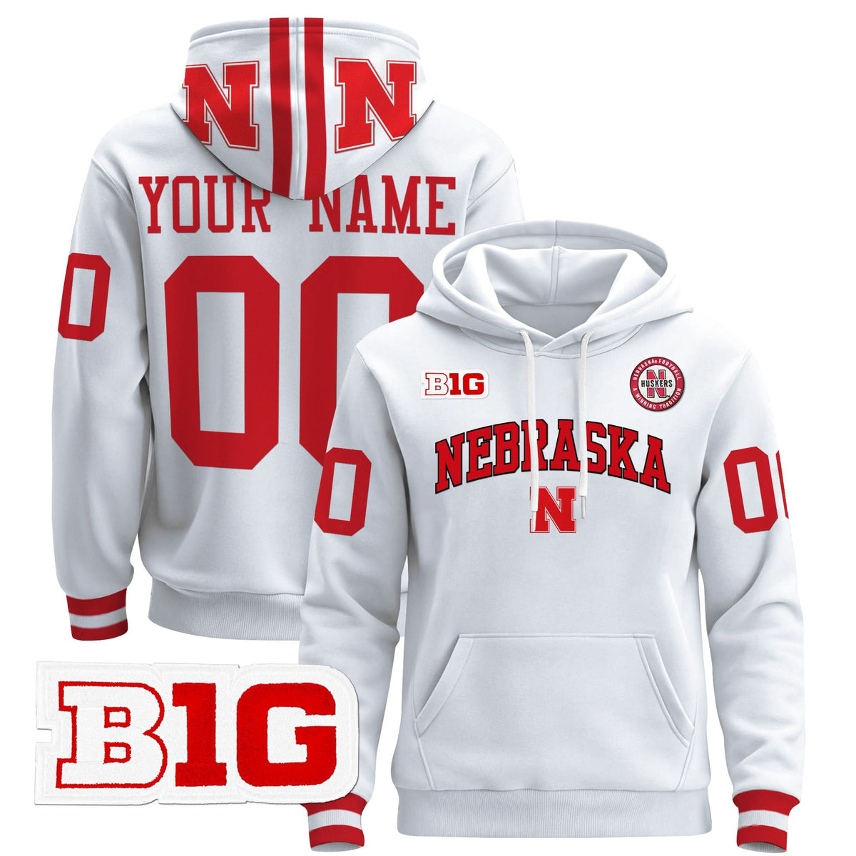 NC 2024 Custom Pullover Hoodie V3 - Stitched
