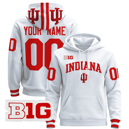 Indiana Hoosiers 2024 Custom Pullover Hoodie V2