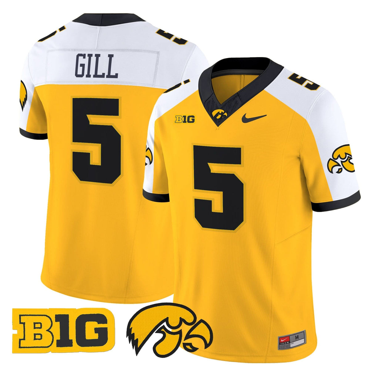 Men's Iowa Hawkeyes 2025 Vapor Limited Jersey - All Stitched