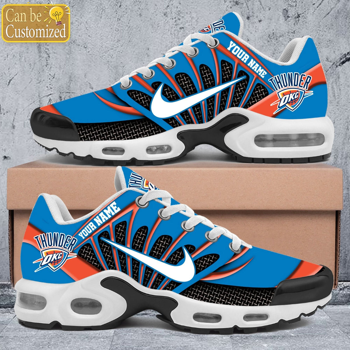 Oklahoma City Thunder Premium A951 Shoes Personalized
