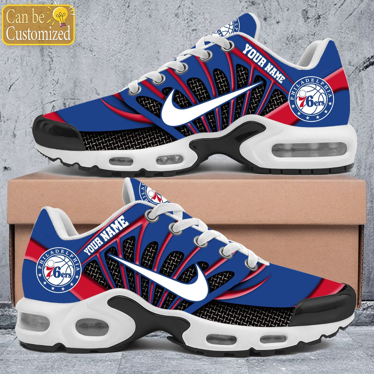 Philadelphia 76ers Premium A951 Shoes Personalized