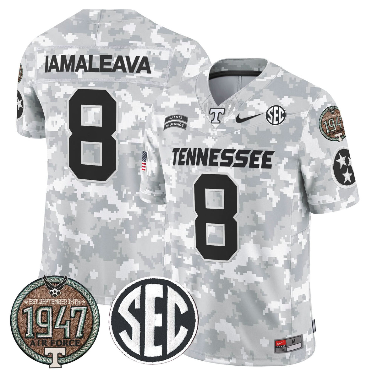 TV 2024 Salute to Service Establishment Year Patch Vapor Limited Jersey