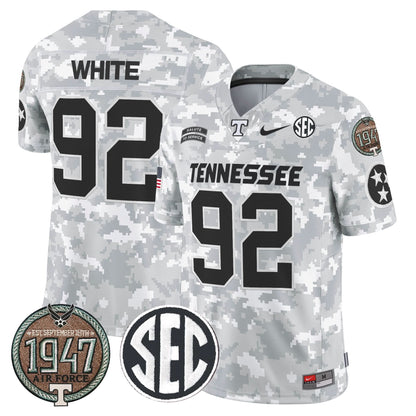 TV 2024 Salute to Service Establishment Year Patch Vapor Limited Jersey