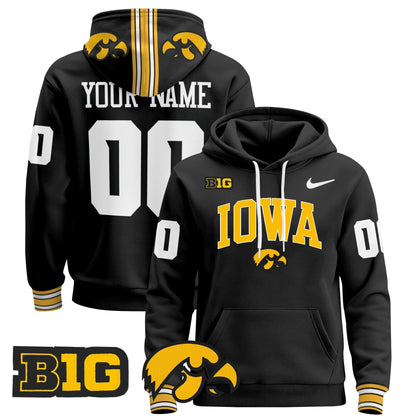 Iowa Hawkeyes 2024 Custom Pullover Hoodie V2
