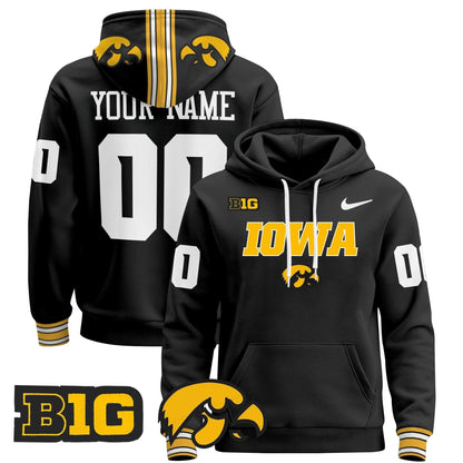Iowa Hawkeyes 2024 Custom Pullover Hoodie V3