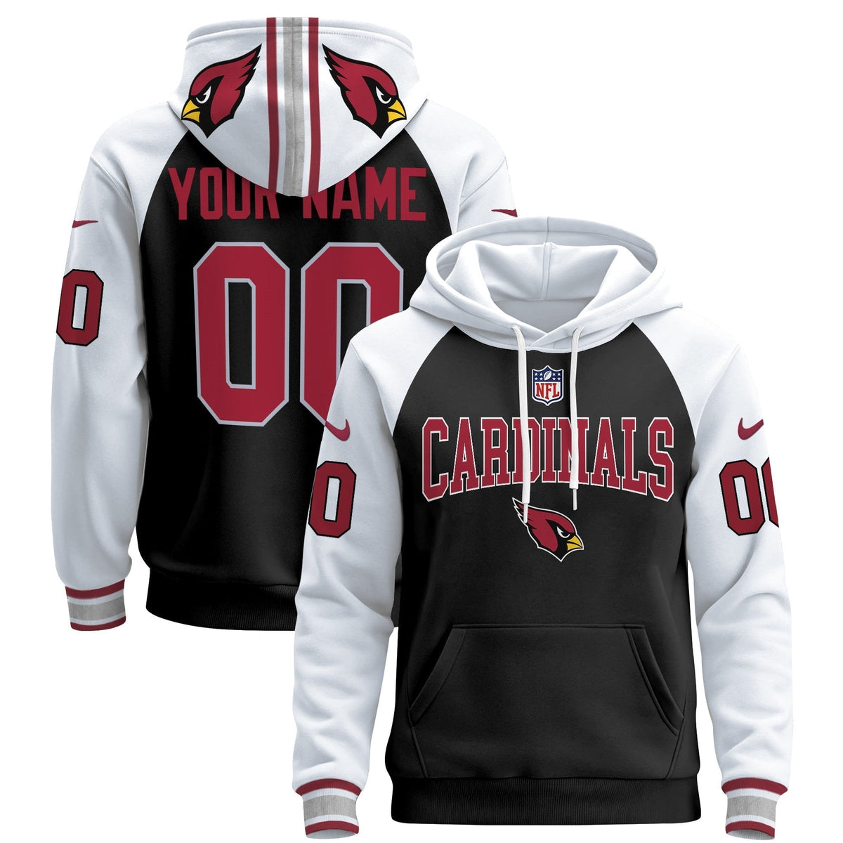 Arizona Cardinals 2024 Custom Pullover Hoodie V2