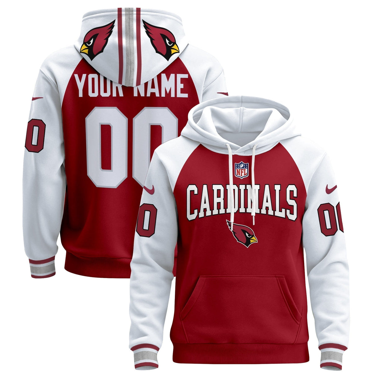Arizona Cardinals 2024 Custom Pullover Hoodie V2
