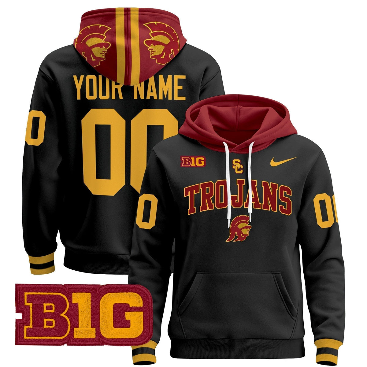 USC Trojans 2024 Custom Pullover Hoodie V2