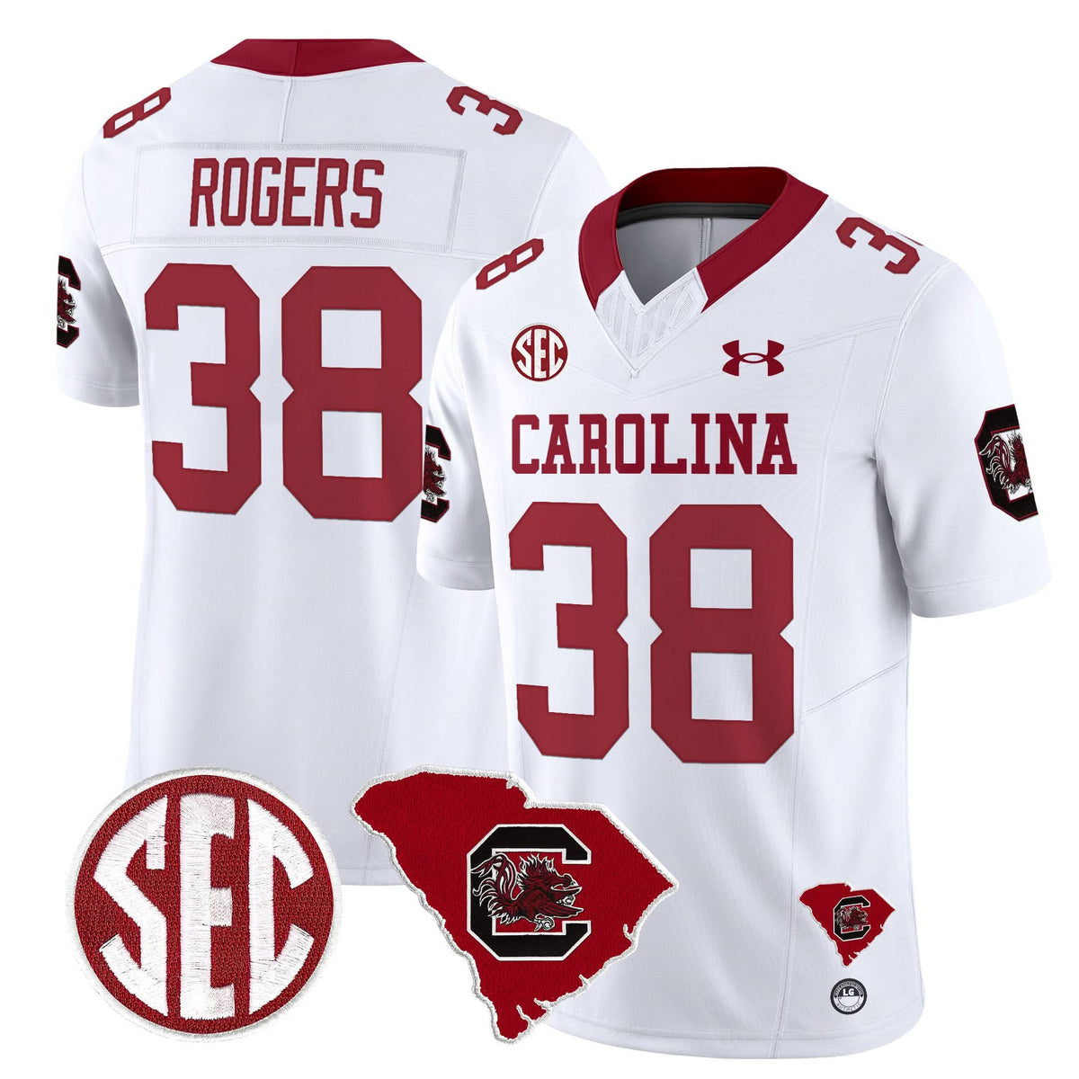 SCG 1980 Throwback Home Patch Vapor Limited Jersey