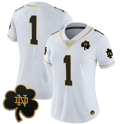 Women's NDFI 2024 Gold Vapor Limited Jersey - Stitched