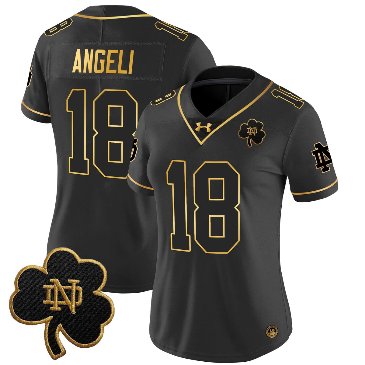 Women's NDFI 2024 Gold Vapor Limited Jersey - Stitched