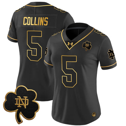 Women's NDFI 2024 Gold Vapor Limited Jersey - Stitched