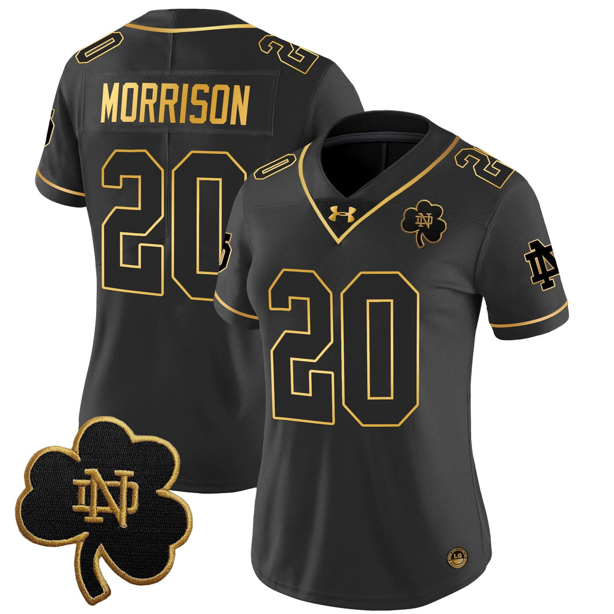 Women's NDFI 2024 Gold Vapor Limited Jersey - Stitched
