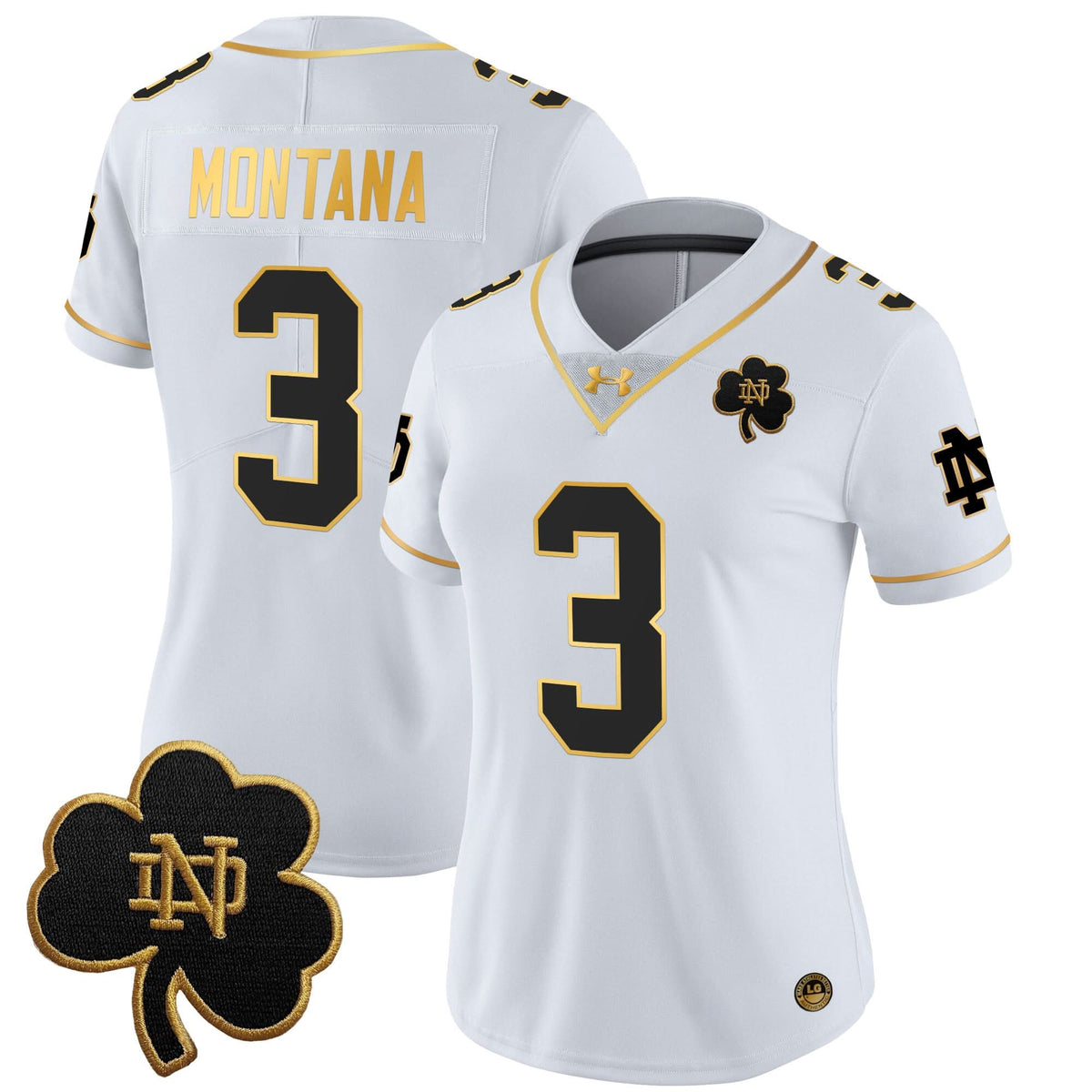 Women's NDFI 2024 Gold Vapor Limited Jersey - Stitched