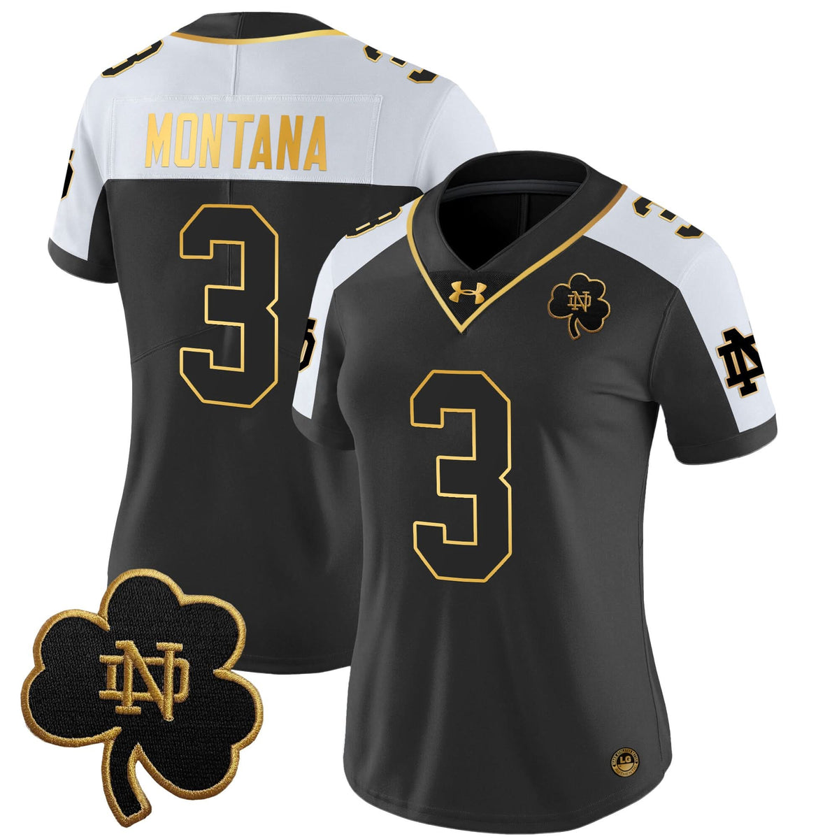 Women's NDFI 2024 Gold Vapor Limited Jersey - Stitched